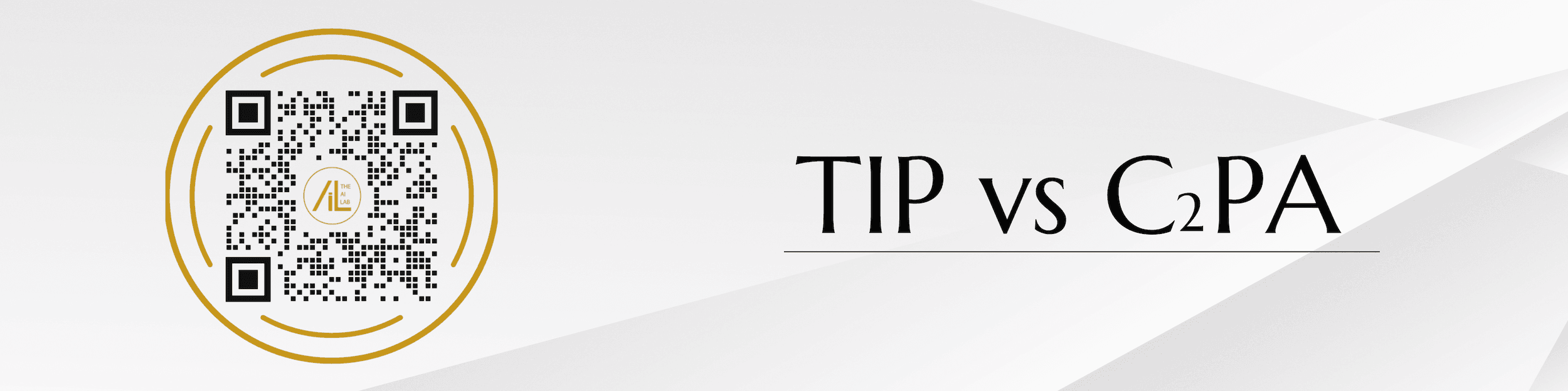 TIP vs C2PA · Why Identity Beats Watermarking